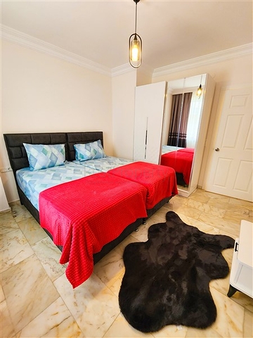 Wohnung 2+1 150 Meter vom Meer entfernt in der malerischen Gegend von Mahmutlar