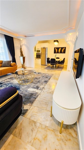 Wohnung 2+1 150 Meter vom Meer entfernt in der malerischen Gegend von Mahmutlar