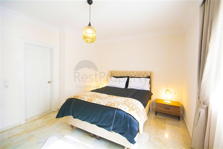 Wohnung 2+1 150 Meter vom Meer entfernt in der malerischen Gegend von Mahmutlar