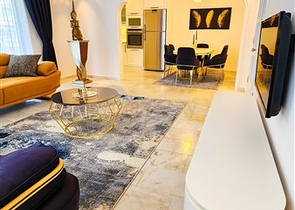 Wohnung 2+1 150 Meter vom Meer entfernt in der malerischen Gegend von Mahmutlar