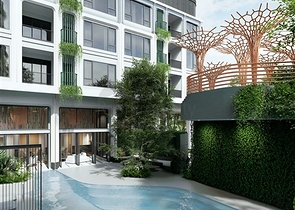 Neue Wohnanlage in der Nähe von Laguna Phuket