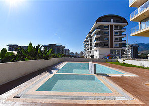 1+1 Wohnung im grünen Viertel von Kargicak