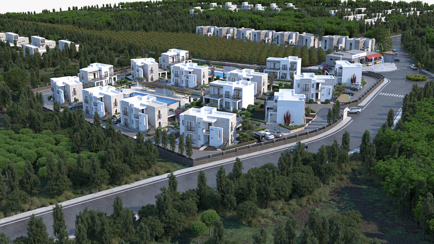 Luxuriöse Residenzen in der malerischen Gegend von Turkbükü