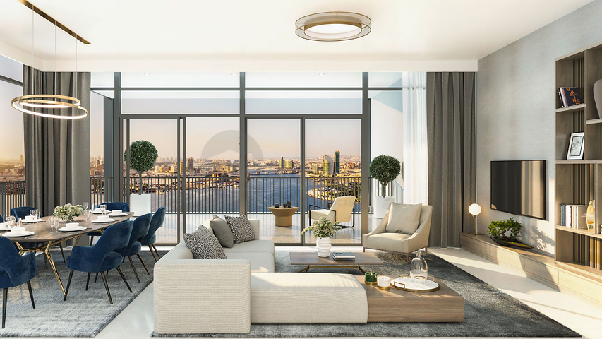 Der neue Creek Edge-Komplex im Bau