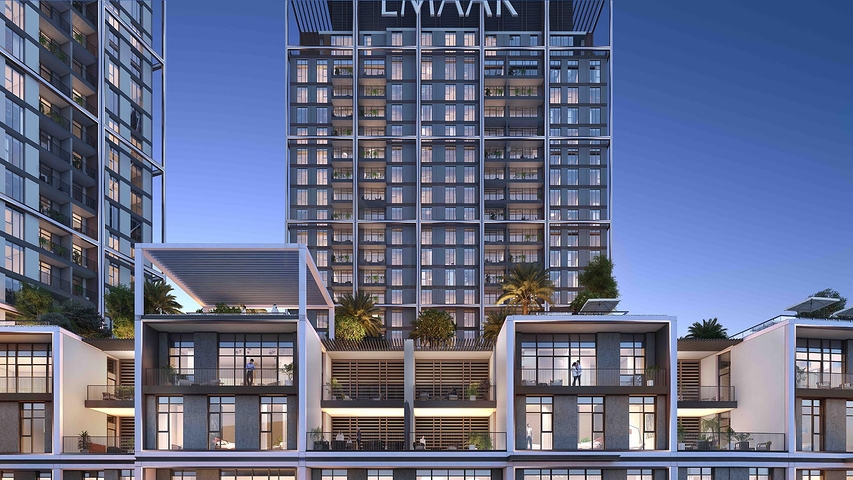 Der neue Creek Edge-Komplex im Bau