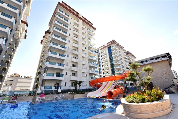 1+1 Wohnung in einem der beliebtesten Komplexe von Mahmutlar