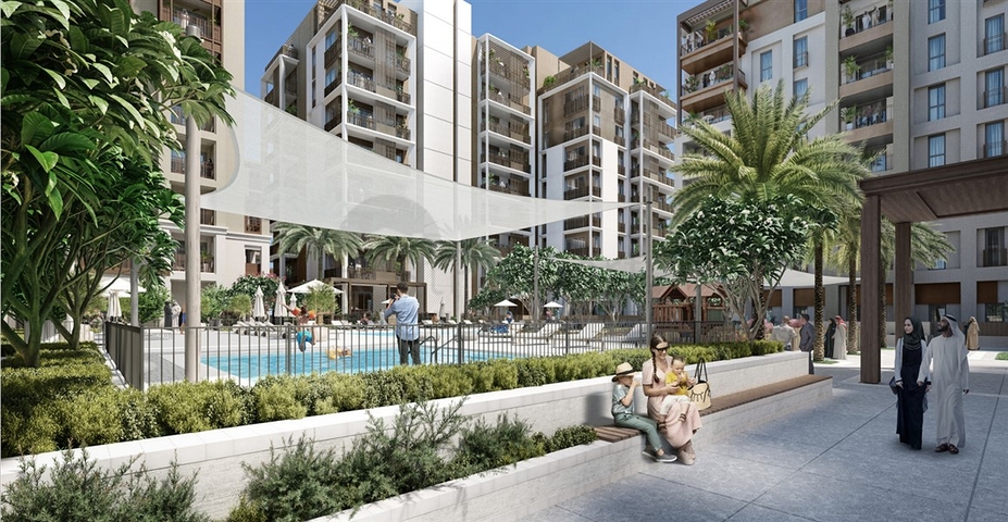 Apartment am ersten seiner Art am Creek Beach in Dubai