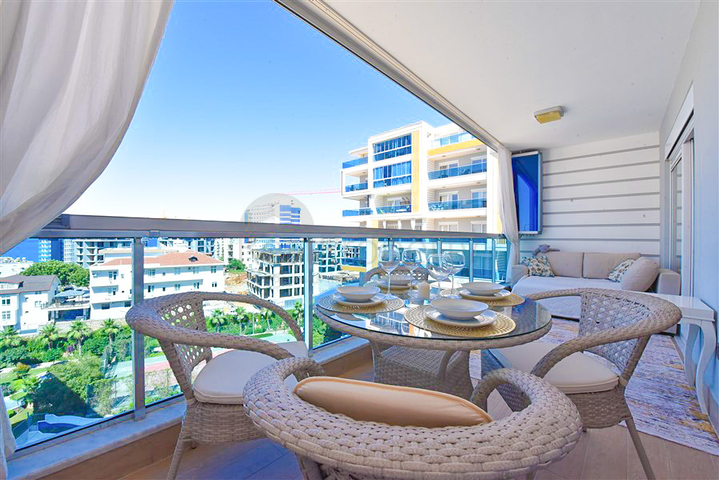 1+1 Wohnung zur Miete in einem der Komplexe des Bezirks Tosmur