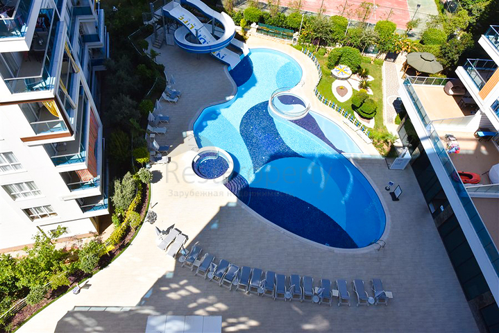 1+1 Wohnung zur Miete in einem der Komplexe des Bezirks Tosmur