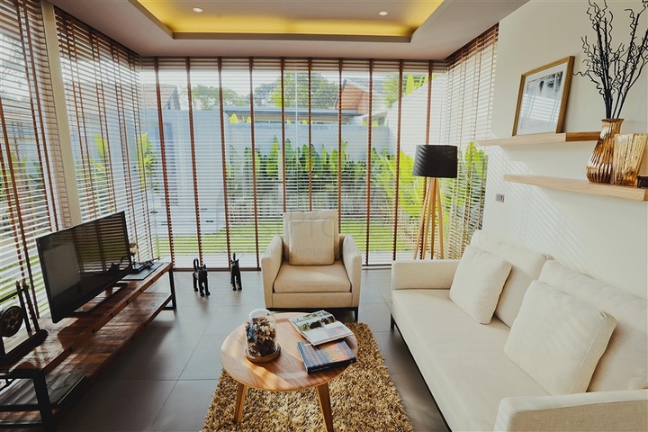 Villen mit drei Schlafzimmern und privatem Pool in 10 Minuten zum Meer