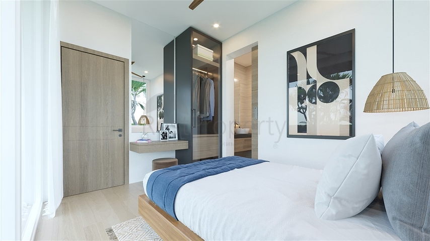 Villen mit drei Schlafzimmern und privatem Pool in 10 Minuten zum Meer