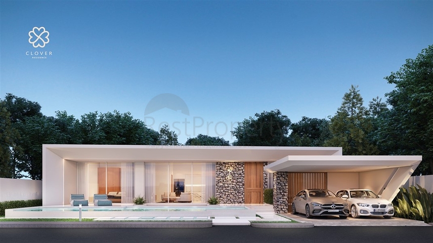 Luxus-Villen-Komplex in einer malerischen Gegend