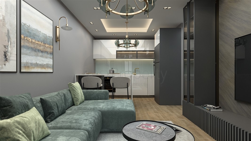 Attraktives Projekt 600 m vom Meer entfernt in Mersin