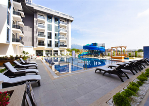 Neue Wohnung im Bezirk Oba in Verbindung mit der Infrastruktur