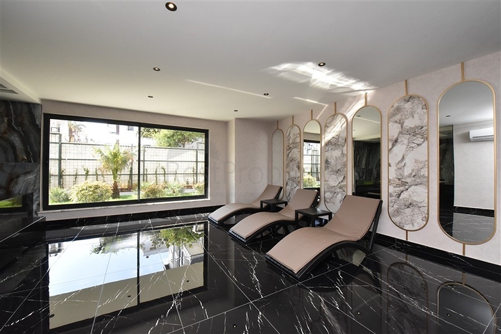 1+1 möblierte Wohnung in einem neuen Komplex auf Cleopatra