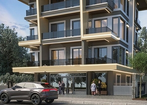 Penthouse 2+1 in Verbindung mit der Infrastruktur im Bezirk Oba