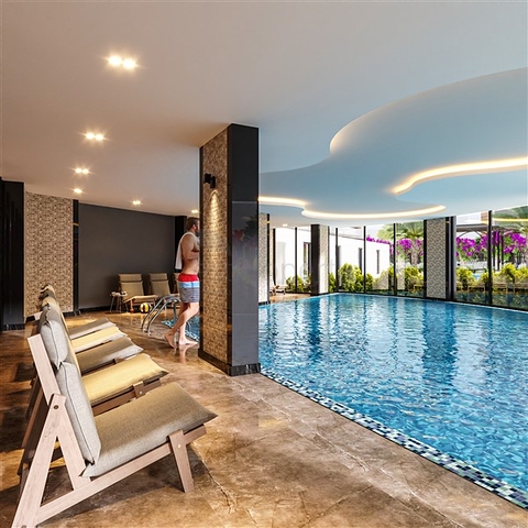 Apartments im Bau in einem der Ferienorte von Mersin