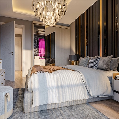 Apartments im Bau in einem der Ferienorte von Mersin