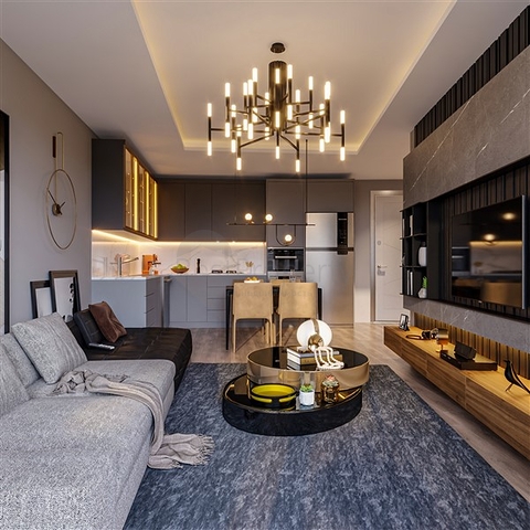 Apartments im Bau in einem der Ferienorte von Mersin