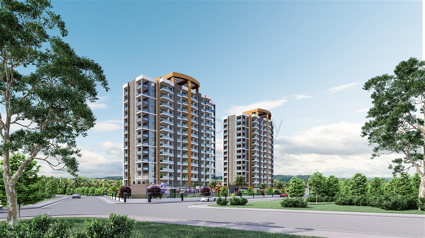 Groß angelegtes Bauprojekt im Stadtteil Tomyuk Erdemli