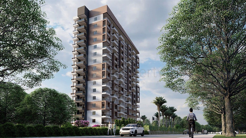 Der Komplex liegt nur 600 m vom Meer entfernt in Mersin