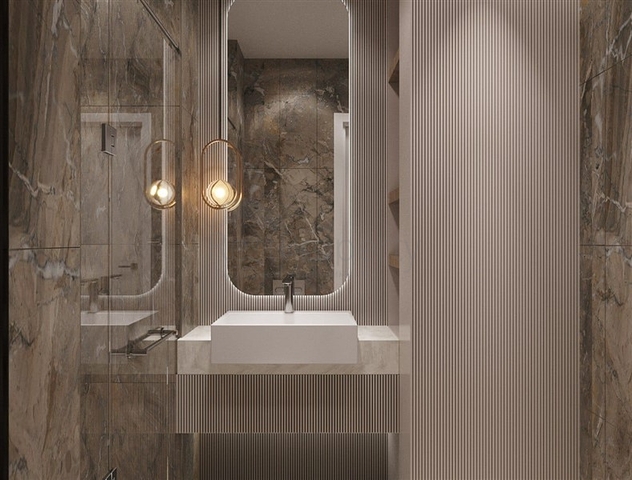 Der Komplex liegt nur 600 m vom Meer entfernt in Mersin