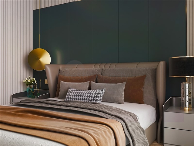 Neue Wohnanlage im Bau im Stadtteil Erdemli