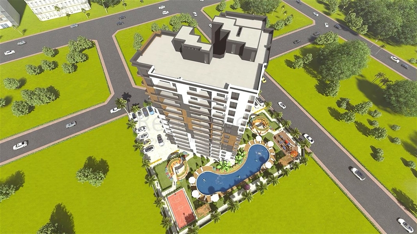 Neues Projekt von einem Bauträger im Stadtteil Erdemli