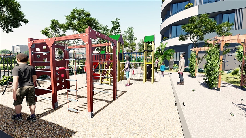 Wohnkomplex mit minimaler Infrastruktur in Mersin