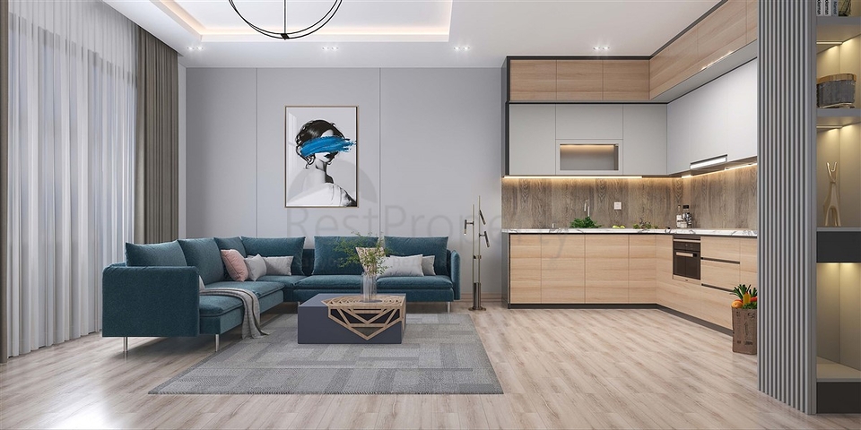 Wohnkomplex mit minimaler Infrastruktur in Mersin