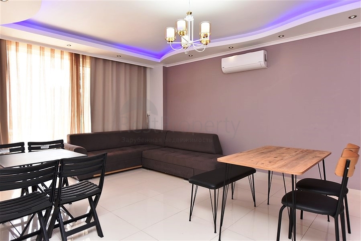 1+1 Wohnung im Stadtteil Mahmutlar, nur 350 Meter vom Meer entfernt 