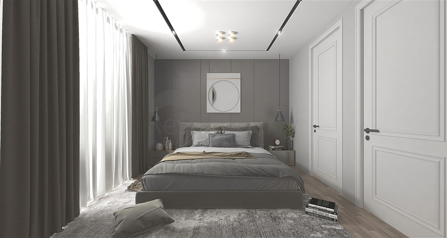 Investitionsprojekt in der Bauphase in Mersin, 500 m vom Meer entfernt