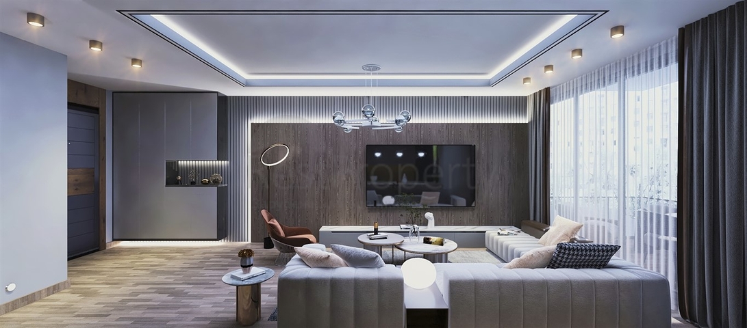 Investitionsprojekt in der Bauphase in Mersin, 500 m vom Meer entfernt