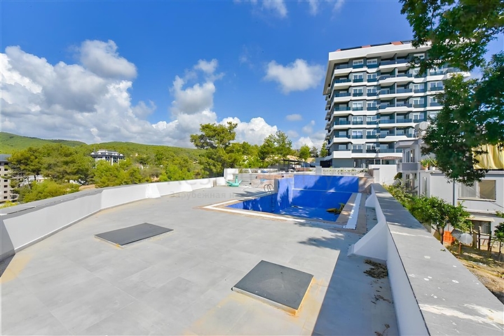 1+1 Wohnung in einem neuen Komplex im Stadtteil Avsallar