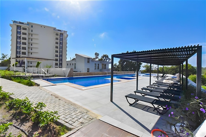 1+1 Wohnung in einem neuen Komplex im Stadtteil Avsallar