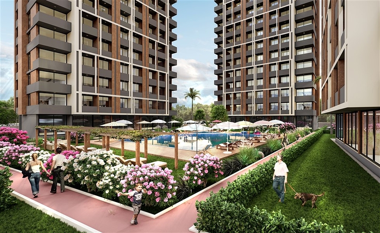 Wohnanlage mit Infrastruktur in Erdemli