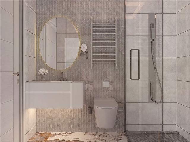 Neuer Gebäudekomplex in Tege