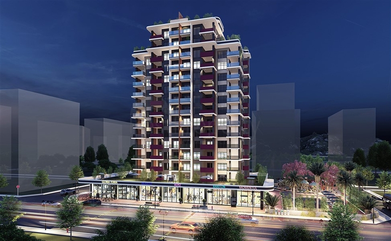 Komplex in der Bauphase in Mersin