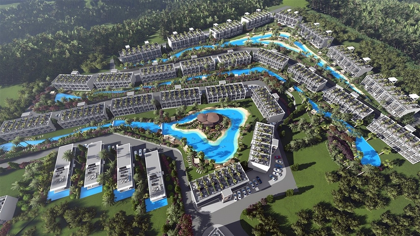 Ein neues Bauprojekt an der Küste Nordzyperns