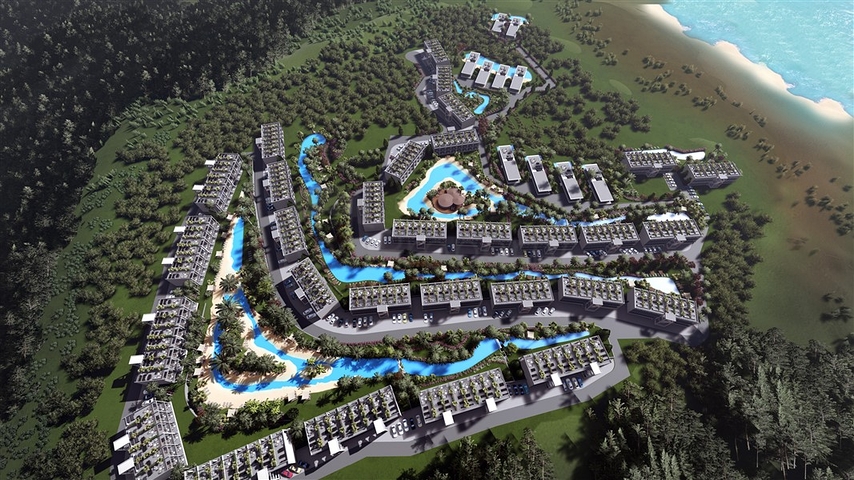 Ein neues Bauprojekt an der Küste Nordzyperns