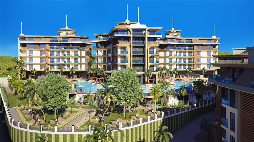 Neubau eines Premium-Komplexes im Stadtteil Kestel