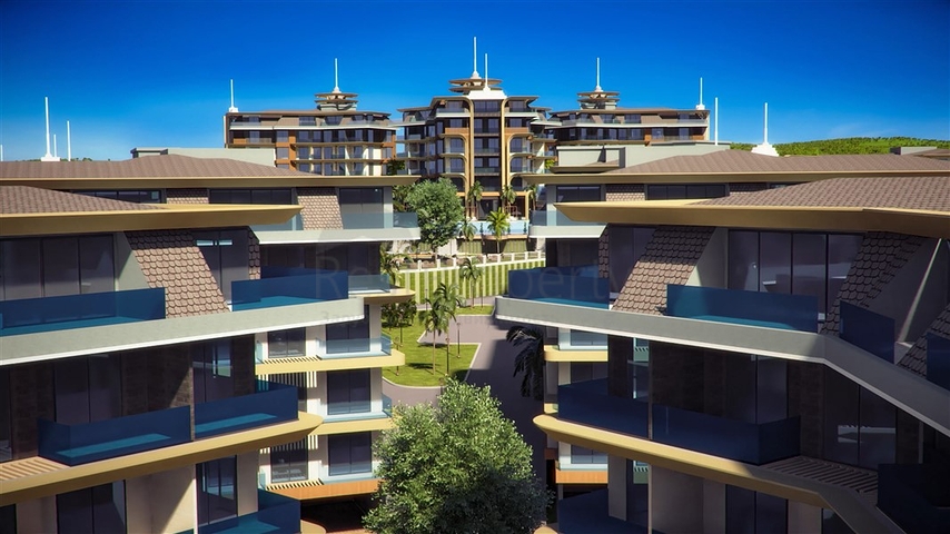 Neubau eines Premium-Komplexes im Stadtteil Kestel