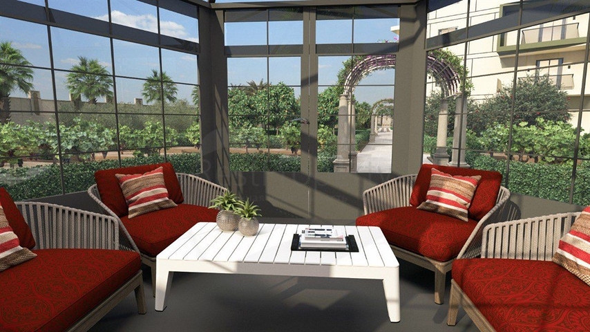 Zweizimmerwohnungen in einem Komplex mit Hotelinfrastruktur