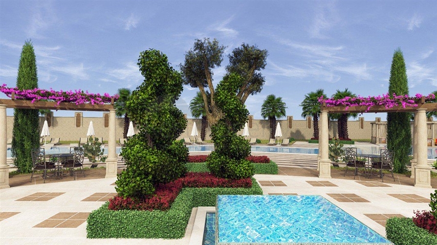 Zweizimmerwohnungen in einem Komplex mit Hotelinfrastruktur