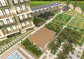 Zweizimmerwohnungen in einem Komplex mit Hotelinfrastruktur