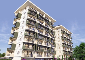 Zweizimmerwohnungen in einem Komplex mit Hotelinfrastruktur