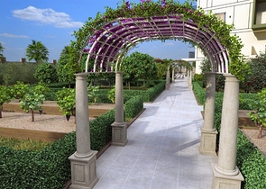 Zweizimmerwohnungen in einem Komplex mit Hotelinfrastruktur