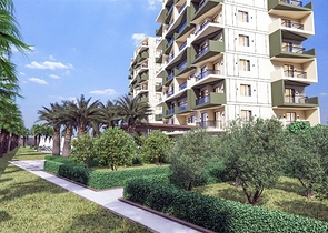 Zweizimmerwohnungen in einem Komplex mit Hotelinfrastruktur