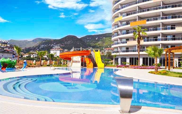 Wohnung mit 2+1 Grundriss in der zentralen Gegend von Alanya - Dschikcilli