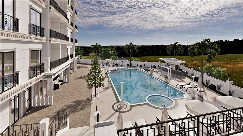 1+1 Apartment in einem Projekt in der Endphase des Baus im Stadtteil Avsallar